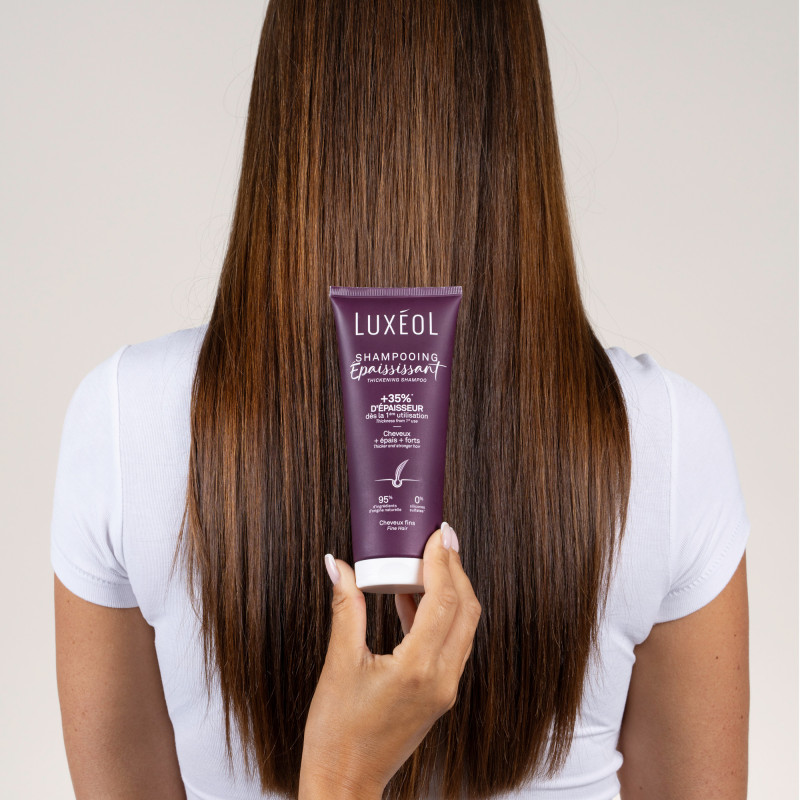 Shampooing Épaississant – +35% épaisseur, cheveux plus forts