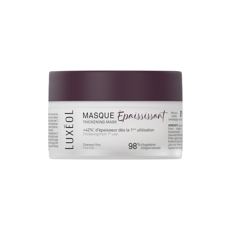 Masque Épaississant – épaissit, démêle, apporte légèreté