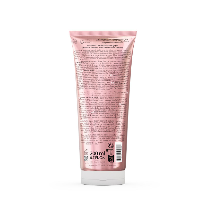 Shampoing Brillance miroir instantanée et longue durée* - cheveux ternes Shampoing Brillance miroir instantanée et longue durée* - cheveux ternes