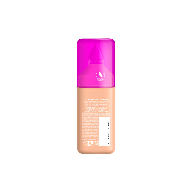 Fond de teint mat naturel couvrance modulable Make'em Wonder - 06 Light