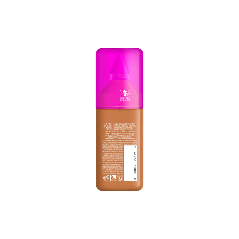 Fond de teint mat naturel couvrance modulable Make'em Wonder - 23 Golden Caramel