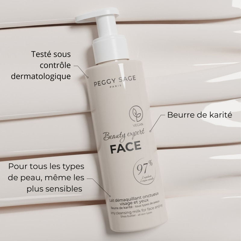 Lait démaquillant visage et yeux – douceur, hydratation, confort Lait démaquillant visage et yeux – douceur, hydratation, confort