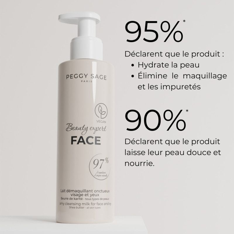 Lait démaquillant visage et yeux – douceur, hydratation, confort Lait démaquillant visage et yeux – douceur, hydratation, confort