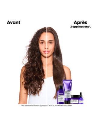 Shampoing disciplinant Keratin Alpha Sleek - lissage, anti-frisottis & discipline