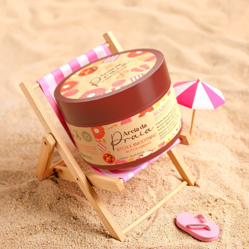 Soin botox lissant Areia da praia - réducteur de volume & anti-frisottis Soin botox lissant Areia da praia - réducteur de volume & anti-frisottis