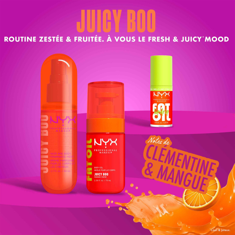 Brume parfumée Fat Oil Body Juicy Boo - Corps et cheveux 80ML Brume parfumée Fat Oil Body Juicy Boo - Corps et cheveux 80ML