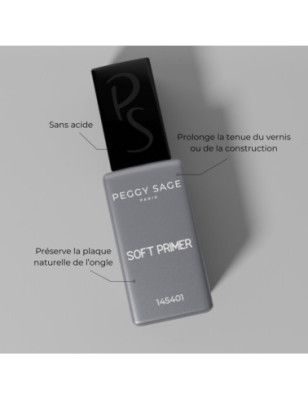 Soft Primer sans acide – Préserve l'ongle naturel, booste l'adhérence