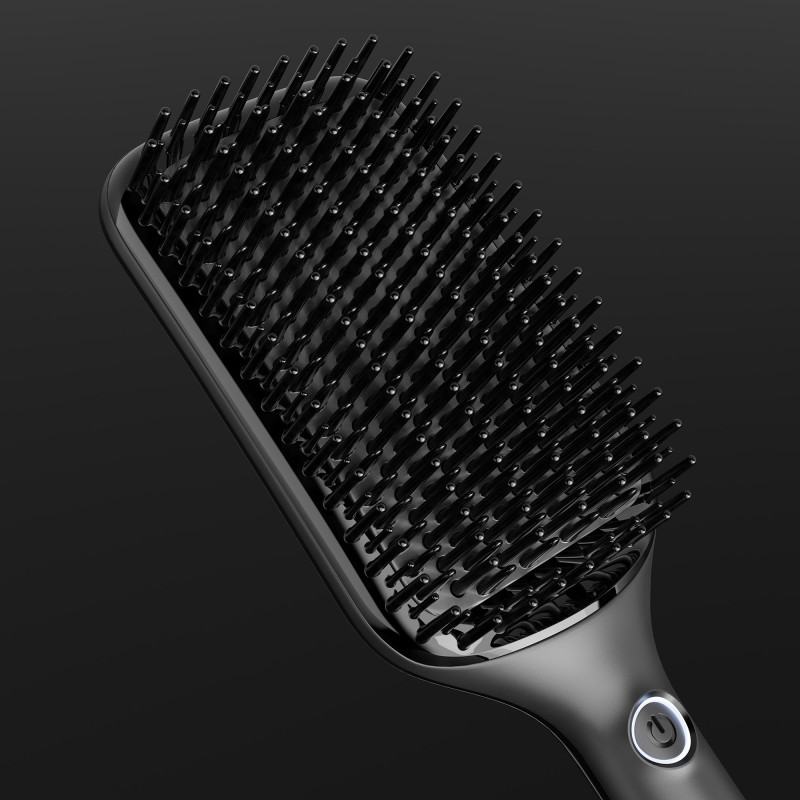 Brosse lissante chauffante ghd Glide+ Max – lissage rapide, ultra-lisse