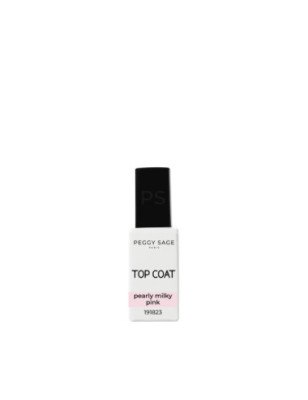 Top Coat pearly milky pink – protection, lumière, look raffiné