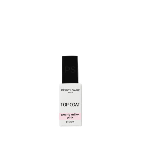 Top Coat pearly milky pink – protection, lumière, look raffiné