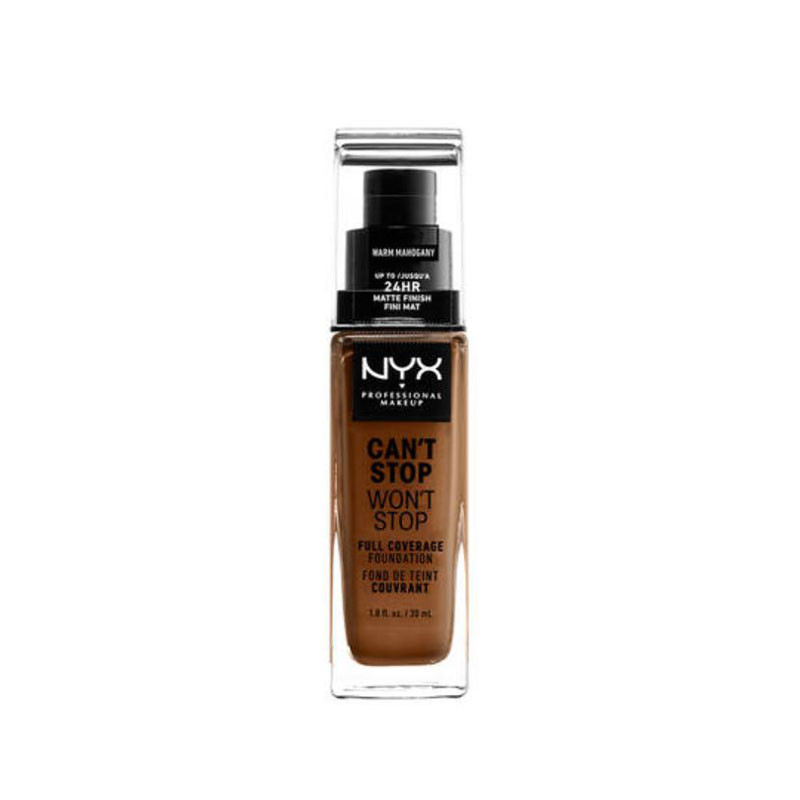 Fond de teint liquide Can't stop won't stop Warm mahogany Fond de teint liquide Can't stop won't stop Warm mahogany