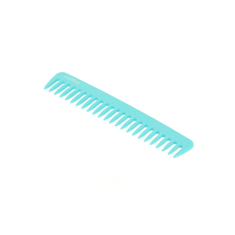 Peigne démêloir dents larges Turquoise Peigne démêloir dents larges Turquoise