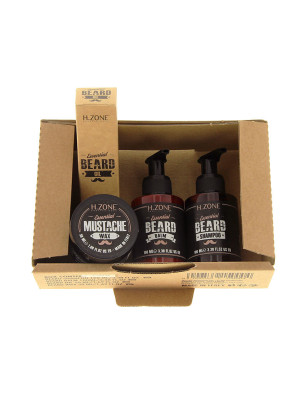 Kit shampooing, baume et huile barbe et moustache - Essential Kit shampooing, baume et huile barbe et moustache - Essential
