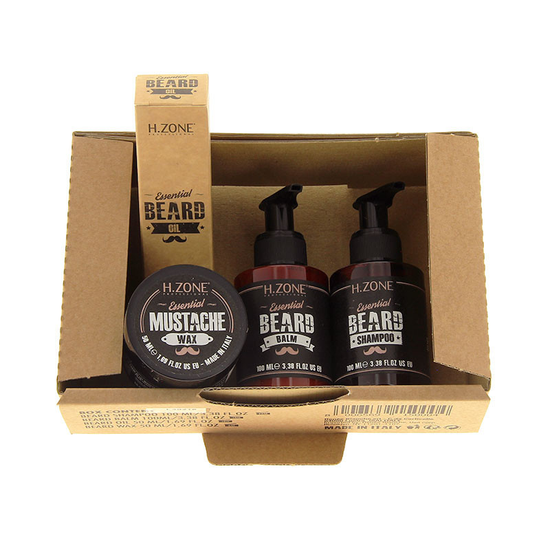 Kit shampooing, baume et huile barbe et moustache - Essential Kit shampooing, baume et huile barbe et moustache - Essential