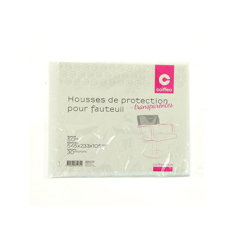 Housses transparentes de protection pour fauteuil 30 microns x50 Housses transparentes de protection pour fauteuil 30 microns x50