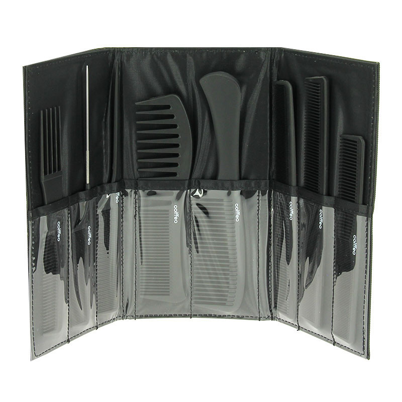 Set de 8 peignes en carbone Set de 8 peignes en carbone