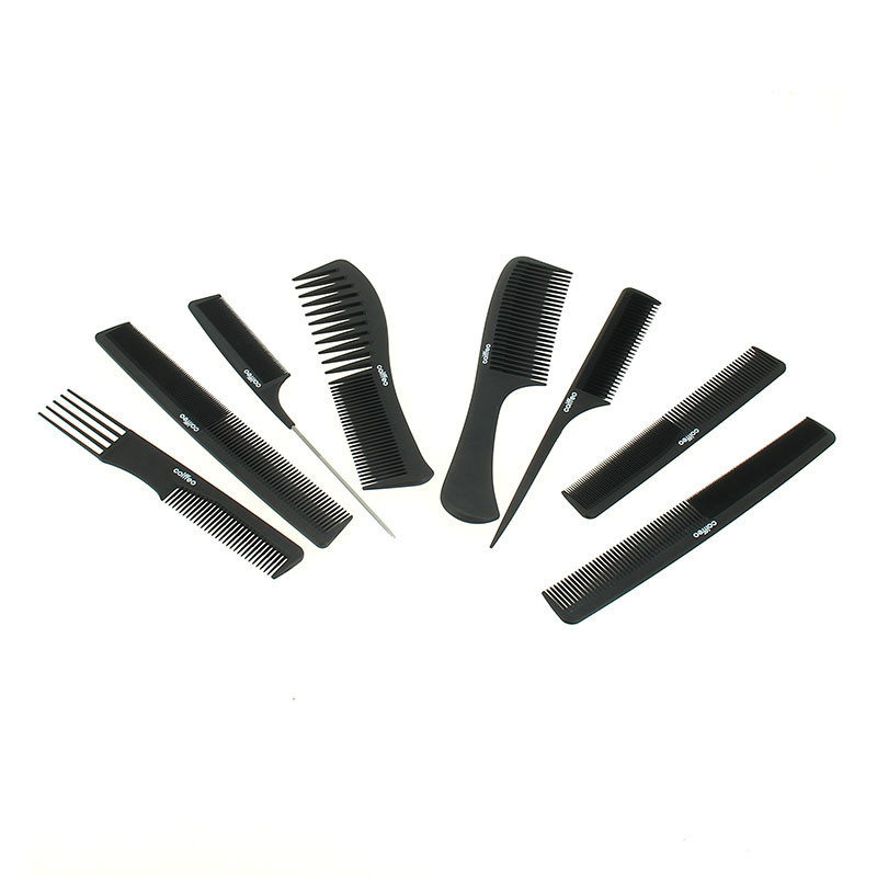 Set de 8 peignes en carbone Set de 8 peignes en carbone