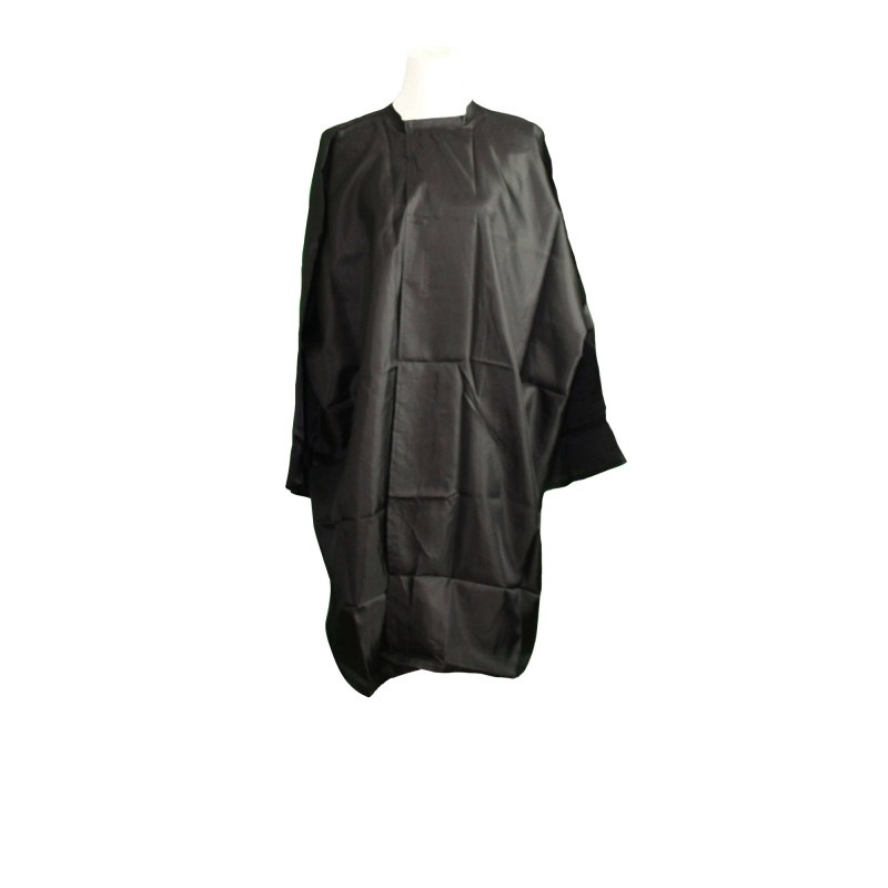 Peignoir imperméable noir simple velcro TU Peignoir imperméable noir simple velcro TU