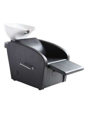 Bac de lavage accoudoirs concaves avec repose jambes ajustable 53x65x74 cm Bac de lavage accoudoirs concaves avec repose jambes ajustable 53x65x74 cm