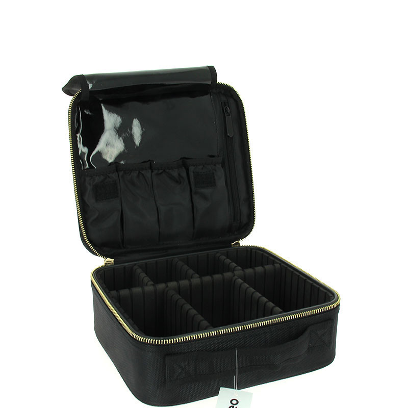 Vanity avec compartiments Noir Vanity avec compartiments Noir