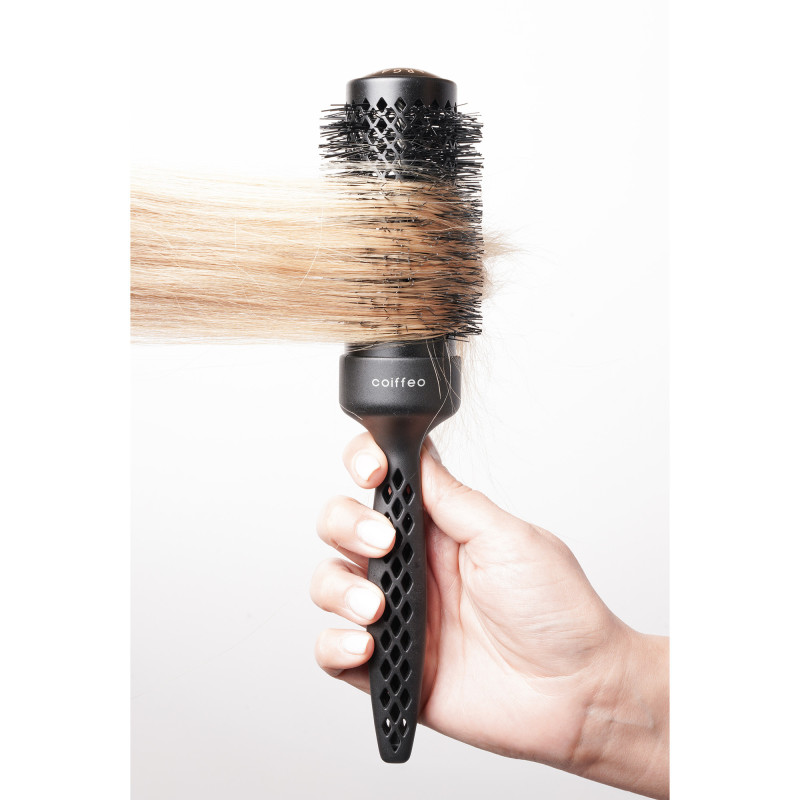 Brosse ronde Carbone argan 32mm Brosse ronde Carbone argan 32mm