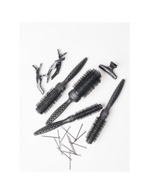 Brosse ronde Carbone argan 43mm Brosse ronde Carbone argan 43mm