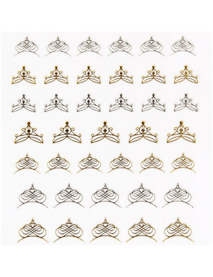 Décors adhésifs pour ongles Couronne