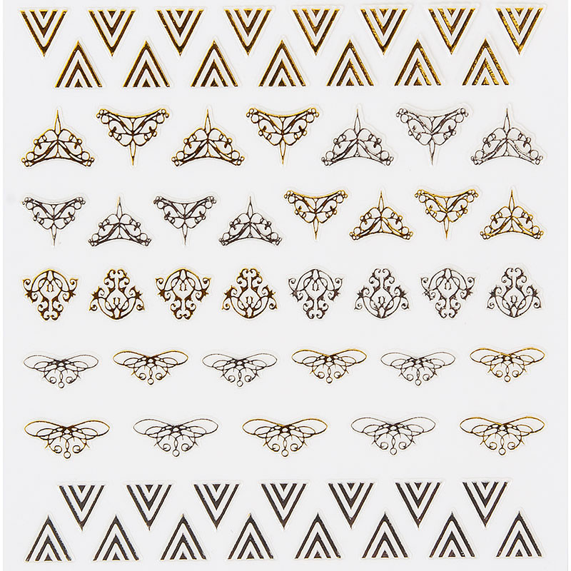 Décors adhésifs pour ongles Diadème doré Décors adhésifs pour ongles Diadème doré