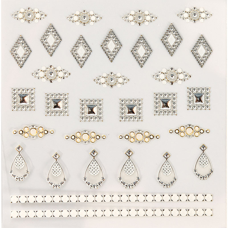 Décors adhésifs pour ongles Losange - Jewel Décors adhésifs pour ongles Losange - Jewel