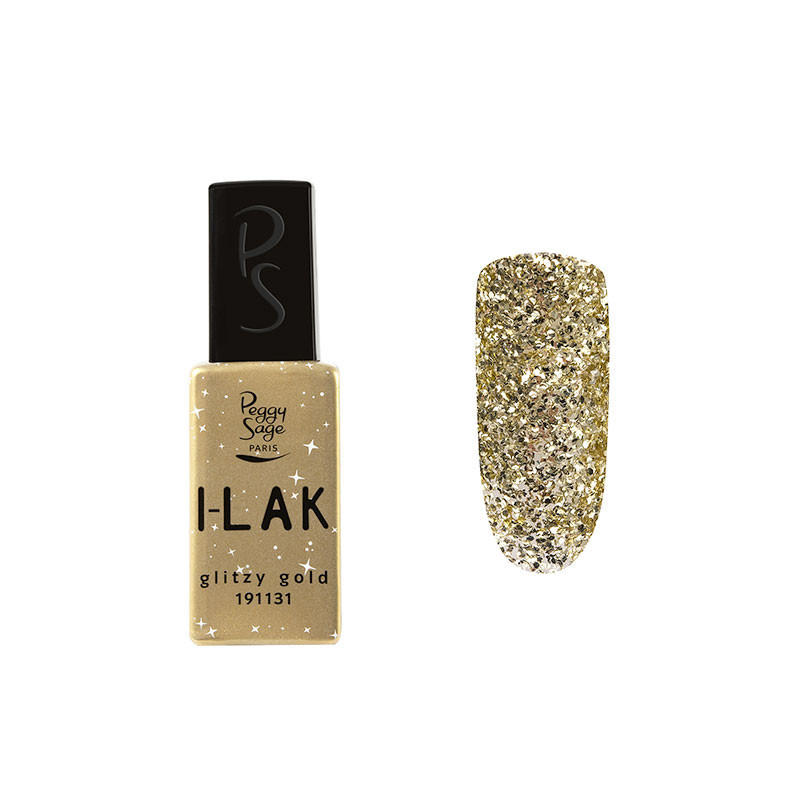 Vernis semi-permanent I-LAK - Glitzy gold Vernis semi-permanent I-LAK - Glitzy gold