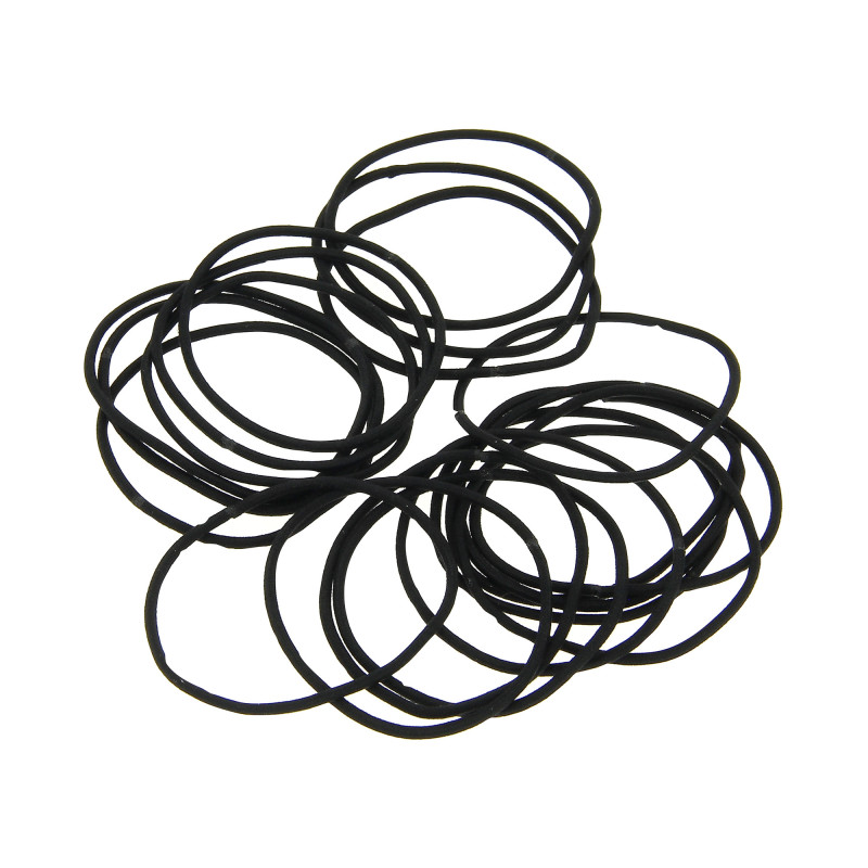 Elastique fin noir x20 Elastique fin noir x20