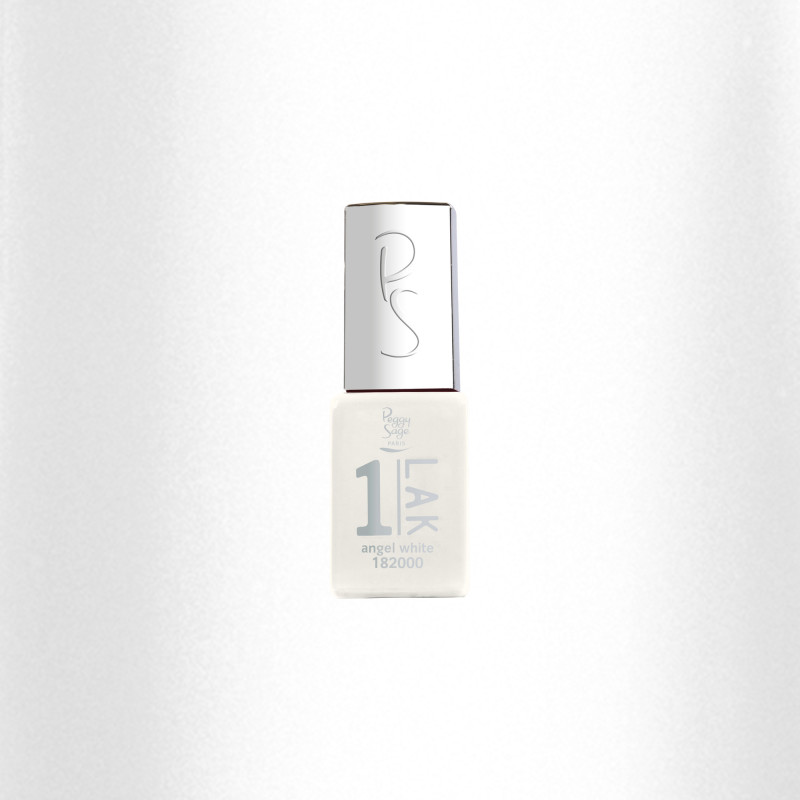 Mini vernis semi-permanent 1-LAK - Angel white Mini vernis semi-permanent 1-LAK - Angel white