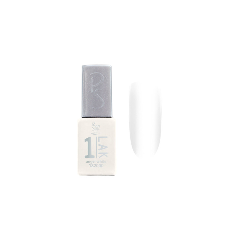 Mini vernis semi-permanent 1-LAK - Angel white Mini vernis semi-permanent 1-LAK - Angel white