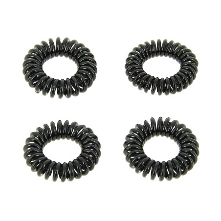 Elastique ressort noir x4