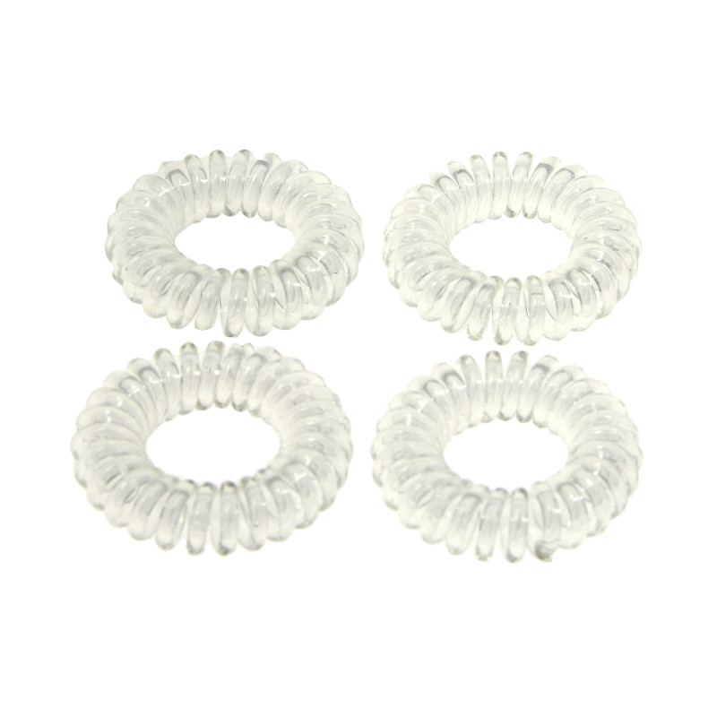 Elastique ressort transparent x4 Elastique ressort transparent x4