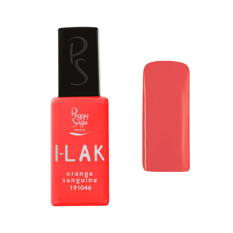Vernis semi-permanent I-LAK - Orange sanguine Vernis semi-permanent I-LAK - Orange sanguine