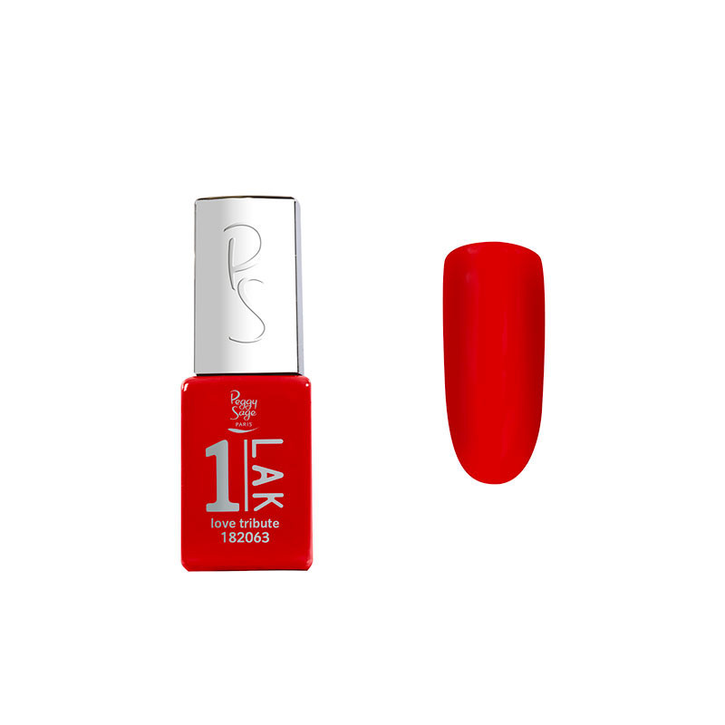 Mini vernis semi-permanent 1-LAK - Love tribute Mini vernis semi-permanent 1-LAK - Love tribute