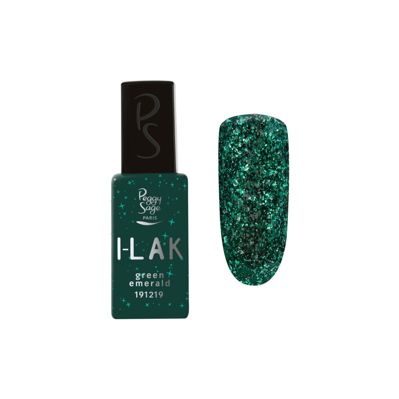Vernis semi-permanent I-Lak green emerald Vernis semi-permanent I-Lak green emerald