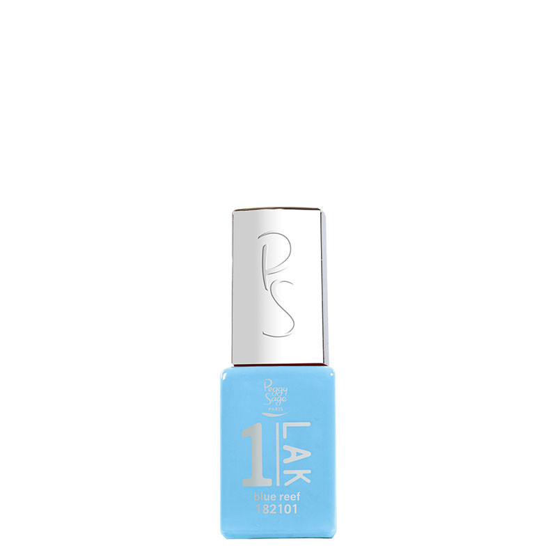 Mini vernis semi-permanent 1-LAK Blue reef Mini vernis semi-permanent 1-LAK Blue reef