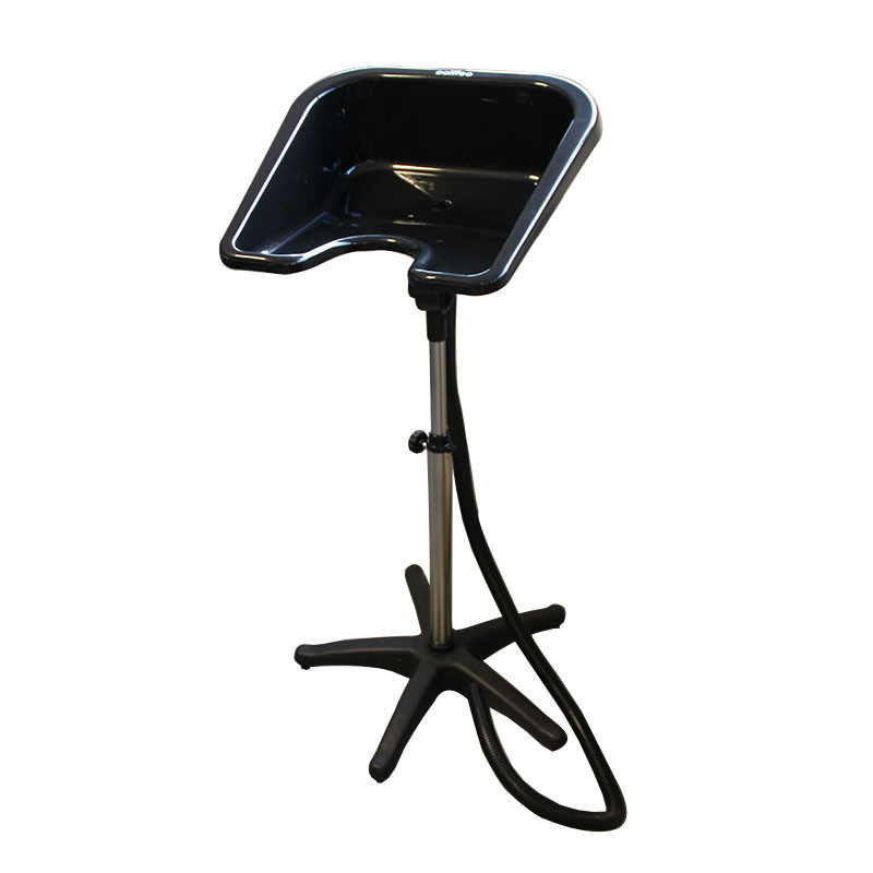 Lave-tête sur pied Noir 46x46x19cm Lave-tête sur pied Noir 46x46x19cm