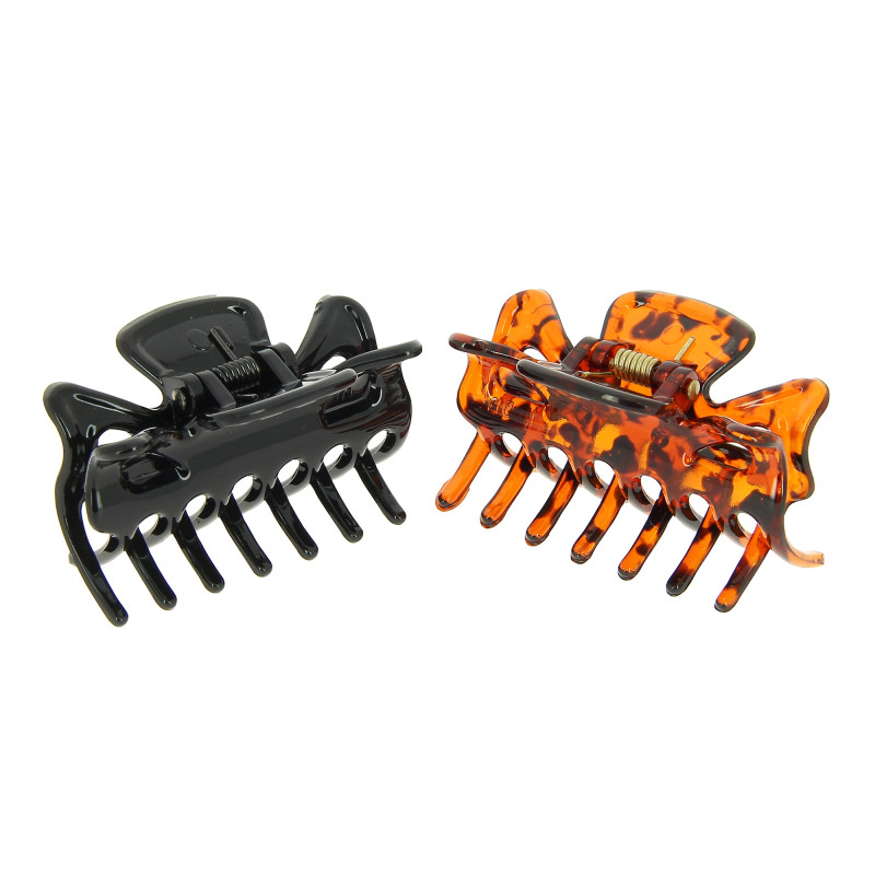 Pince PM noir et écaille x2 Pince PM noir et écaille x2