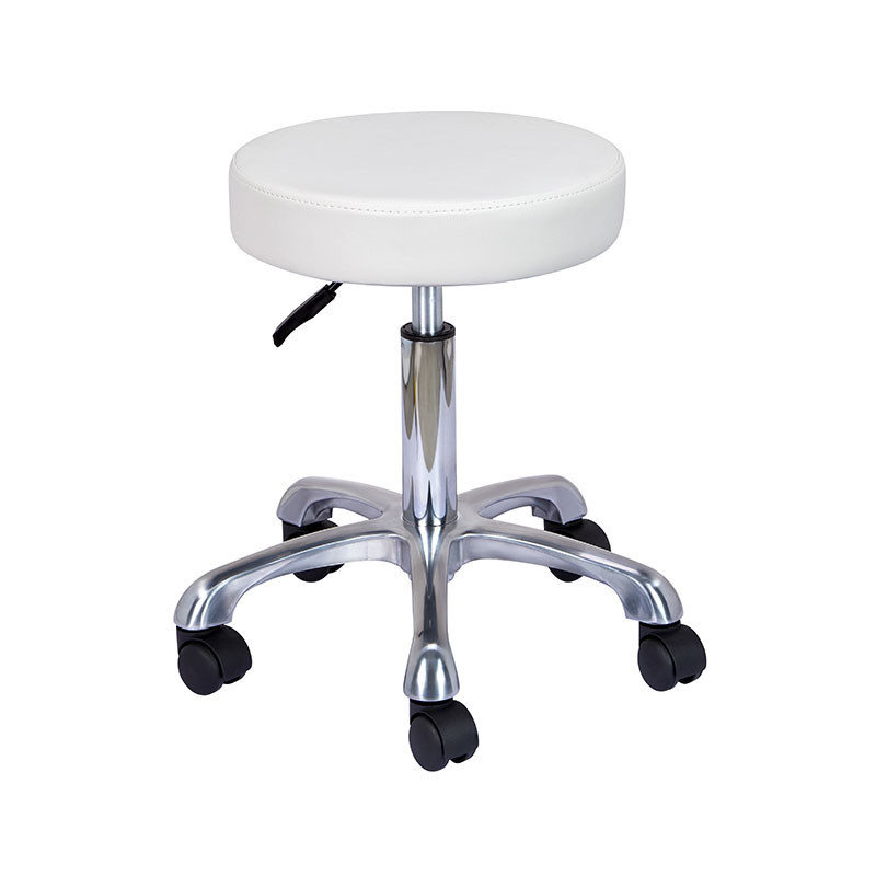 Tabouret à roulettes classique Blanc Tabouret à roulettes classique Blanc