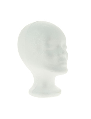 Tête polystyrène Blanche