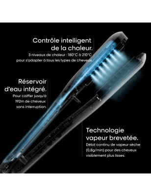 Steampod 3.0 lisseur vapeur professionnel Blanc Steampod 3.0 lisseur vapeur professionnel Blanc