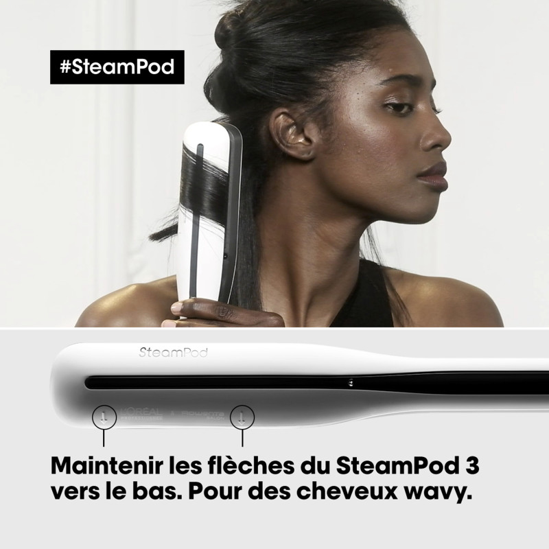 Steampod 3.0 lisseur vapeur professionnel Blanc Steampod 3.0 lisseur vapeur professionnel Blanc