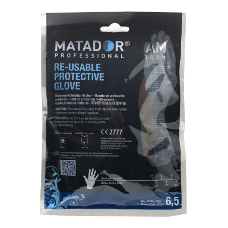 Paire de gants de protection en latex taille S