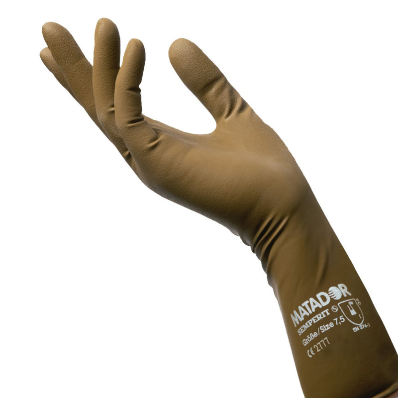 Paire de gants de protection en latex taille L Paire de gants de protection en latex taille L