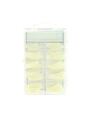 100 capsules professionnelles carrees petite encoche - naturel 100 capsules professionnelles carrees petite encoche - naturel