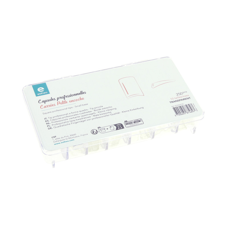 250 capsules professionnelles transparentes 250 capsules professionnelles transparentes