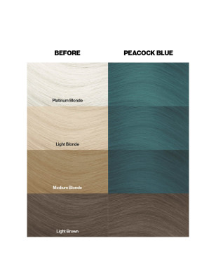 Coloration temporaire peacock blue n°45 Coloration temporaire peacock blue n°45